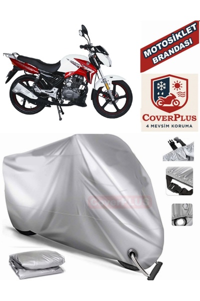 MotoEN Gray Lock Compatible Motor Tarpaulin Arora Ar 185-20 F?Rt?Na Motorcycl...