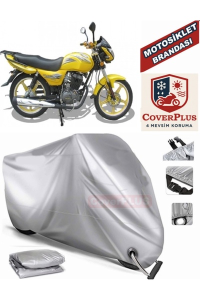 MotoEN Gray Lock Compatible Motor Tarpaulin Arora Ar 100-19 Elegant Motorcycl...