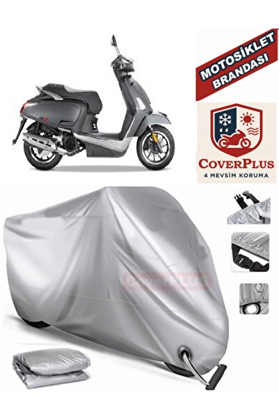 MotoEN قماش القنب المتوافق مع القفل الرمادي لفيلم Kymco Movie XL 125 خيمة غطا...