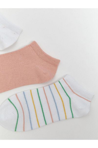 LC Waikiki Lcw Eco Patterned Women's Booties Socks 3-Pack (S5)