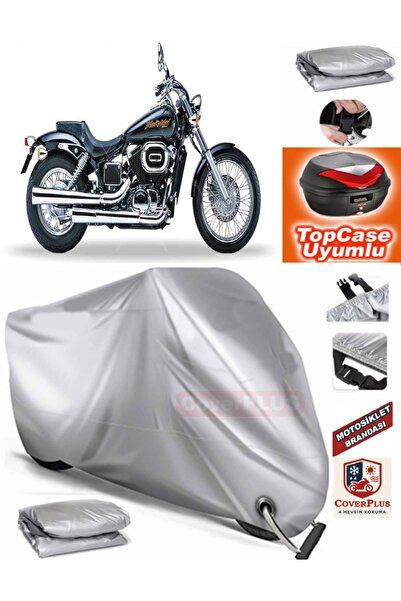 AutoZEL هوندا VT 750 DC Black Widow حقيبة خلفية متوافقة مع القماش المشمع للمح...