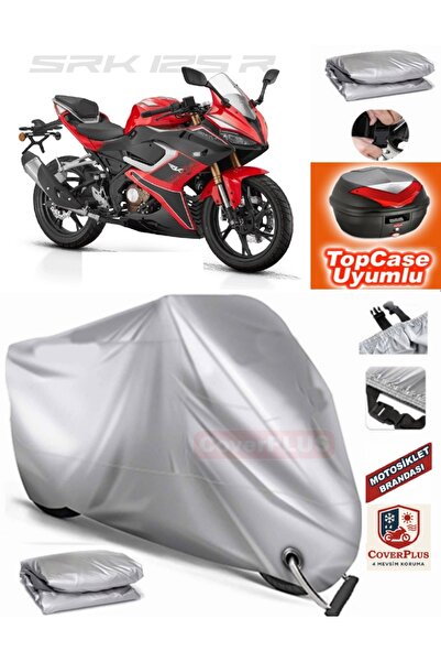 AutoZEL Rks RK125-R غطاء محرك متوافق مع حقيبة السرج (الوصلة، متوافق مع القفل)