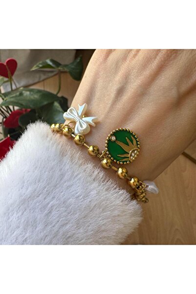 Venus Design Çelik Güneş Charm Bileklik