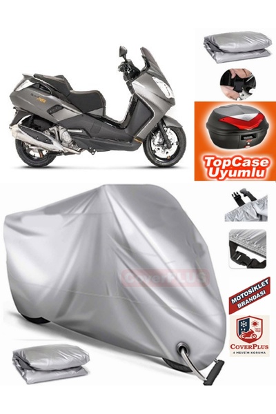 AutoZEL بيجو ساتيليس 250 حقيبة خلفية متوافقة مع قماش القماش (الوصلة، قفل متوافق)