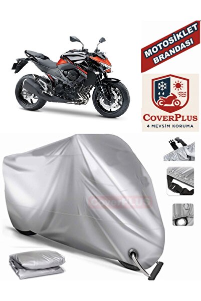 MotoEN قماش القنب المتوافق مع القفل الرمادي لدراجة نارية Kawasaki Z 800 (MotoEN)