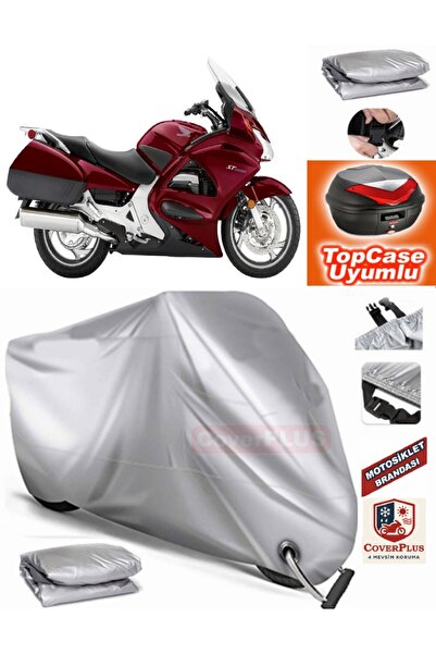 MotoEN Gray Lock Compatible Honda 1300 Pan European Tarpaulin Topcase Rear Ba...