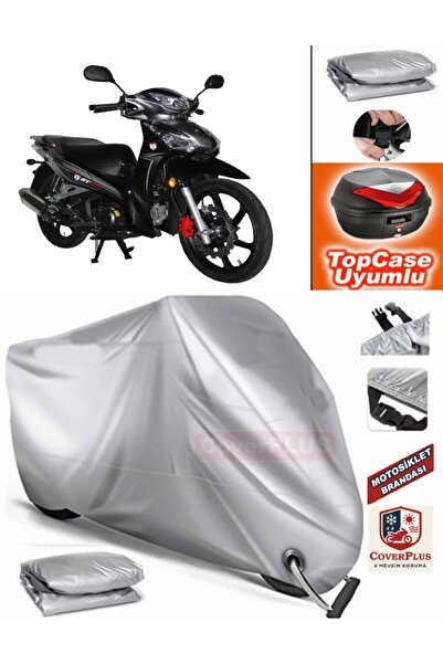 MotoEN قفل رمادي متوافق مع Stmax Mega 100 قماش القنب Topcase الخلفي حقيبة متو...