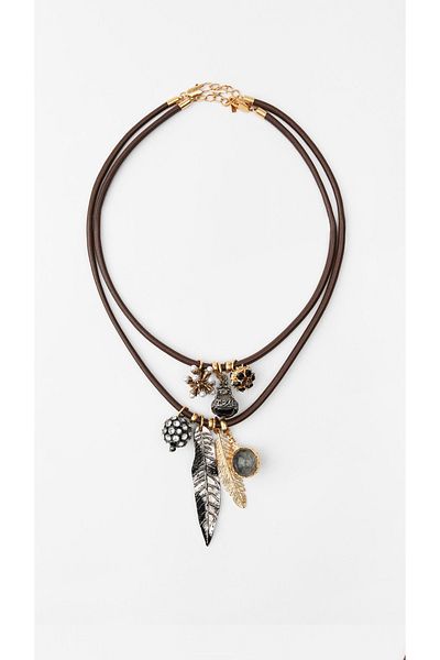 Âlâ Atelier Zaa Set of 2 Retro Charm Leather Necklace