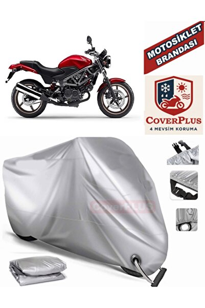 MotoEN قماش القنب المتوافق مع القفل الرمادي لهوندا VTR 250 خيمة غطاء القماش ا...
