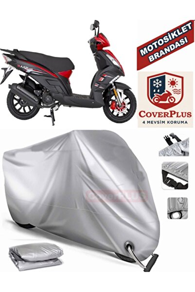 MotoEN Gray Lock Compatible Motor Tarpaulin Mondial 125 Mash Motorcycle Tarpa...