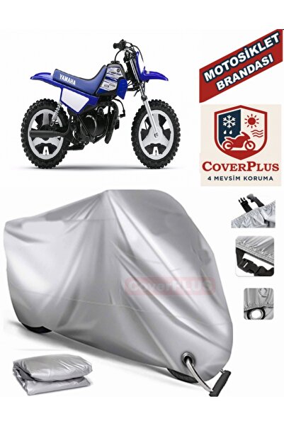 MotoEN Gray Lock Compatible Motor Tarpaulin Yamaha Pw 50 Motorcycle Tarpaulin...