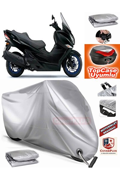 AutoZEL سوزوكي بورجمان AN 400 غطاء محرك متوافق مع الحقيبة الخلفية (وصلة، قفل ...