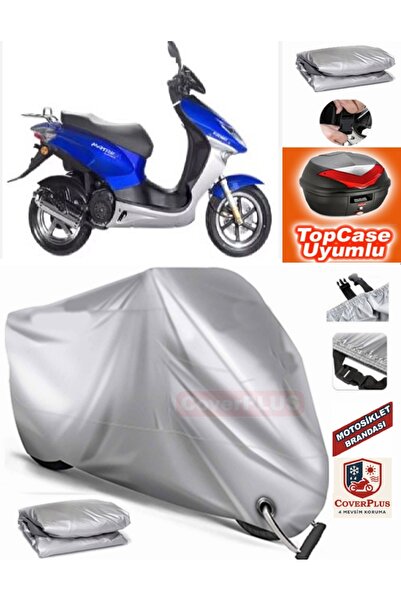 AutoZEL Keeway Matrix 150 حقيبة خلفية متوافقة مع القماش المشمع للمحرك (الوصلة...