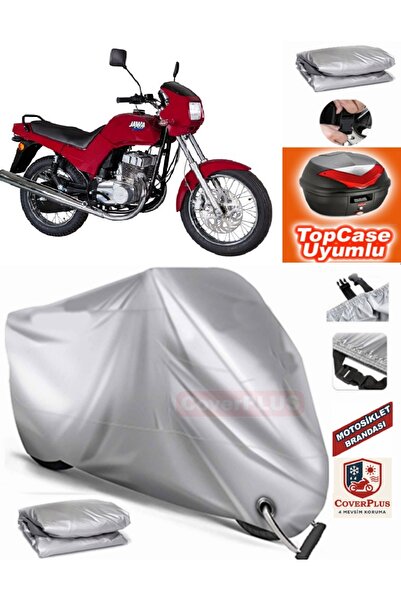 MotoEN Gray Lock Compatible Jawa 350 2t Tarpaulin Topcase Rear Bag Compatible...