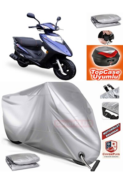 MotoEN قفل رمادي متوافق مع Stmax Lindy 50 Canvas Topcase Backbag متوافق مع ال...