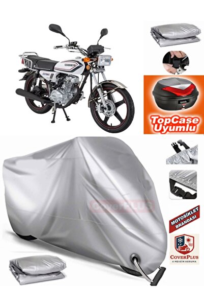 MotoEN Gray Lock Compatible Mondial 100 Uag Tarpaulin Topcase Back Bag Compat...