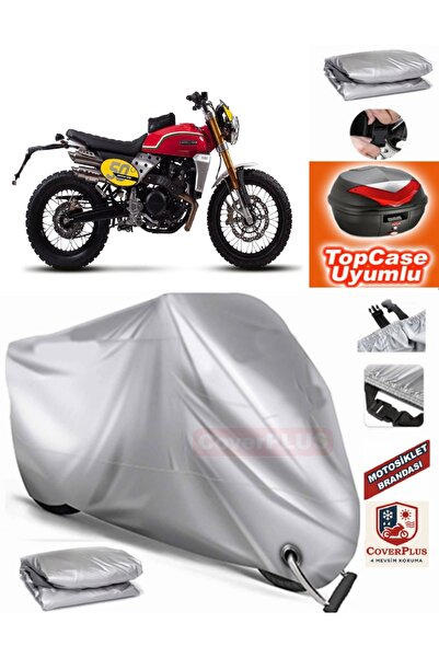 MotoEN Gray Lock Compatible Caballero 500 Anniversary Tarpaulin Topcase Rear ...