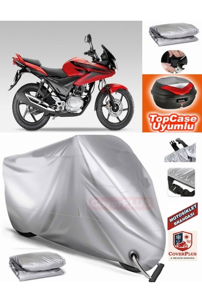 AutoZEL هوندا CBF 150 حقيبة خلفية متوافقة مع القماش المشمع للمحرك (الوصلة، ال...