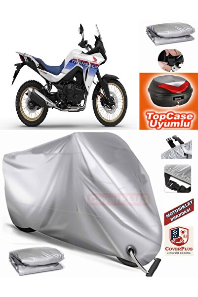 MotoEN Gray Lock Compatible Honda XL 750 Transalp Tarpaulin Topcase Rear Bag ...