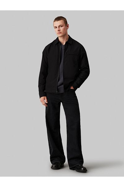Calvin Klein Calvin Klein Men Black Zip Overshirt