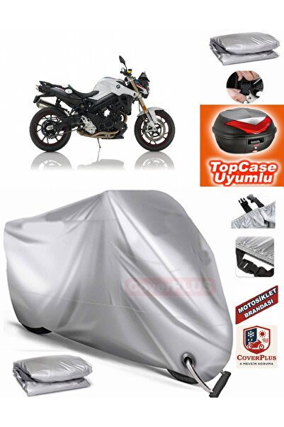 MotoEN Gray Lock Compatible Bmw F 800 R Tarpaulin Topcase Rear Bag Compatible...