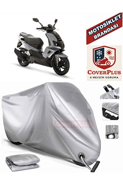 MotoEN Gray Lock Compatible Motor Tarpaulin Peugeot Speedfight 4 Motorcycle T...