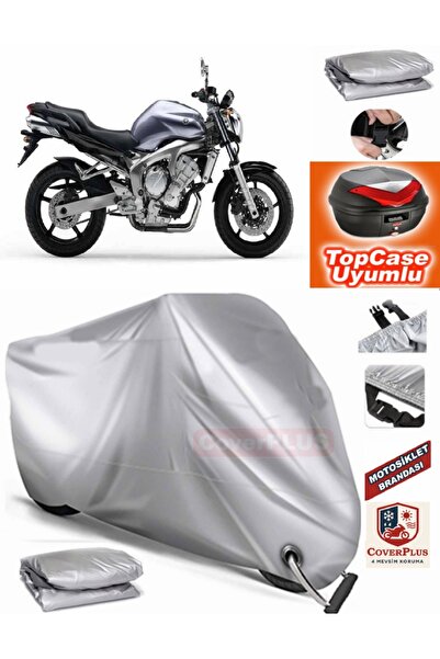 MotoEN قفل رمادي متوافق مع Yamaha FZ6 Fazer ABS القماش المشمع Topcase الخلفي ...