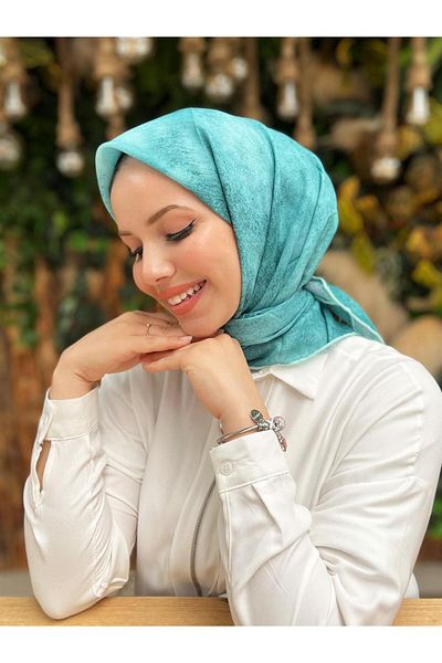 Sultan Eşarp Sultan Soft Cotton Scarf - Sse7815-09 - Τιρκουάζ