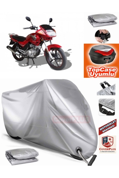 AutoZEL Arora AR 125-48 Yebere حقيبة خلفية متوافقة مع القماش المشمع للمحرك (ا...