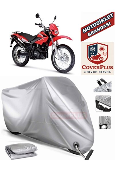 MotoEN Gray Lock Compatible Motor Tarpaulin Kanuni Cross 250 Motorcycle Tarpa...