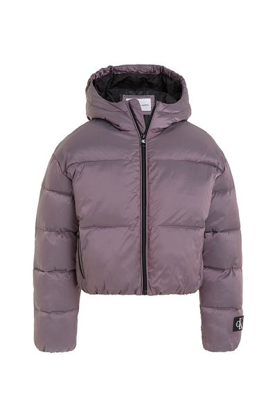 Calvin Klein Girls Amaranth Hyper Two Tone Padded Jacket