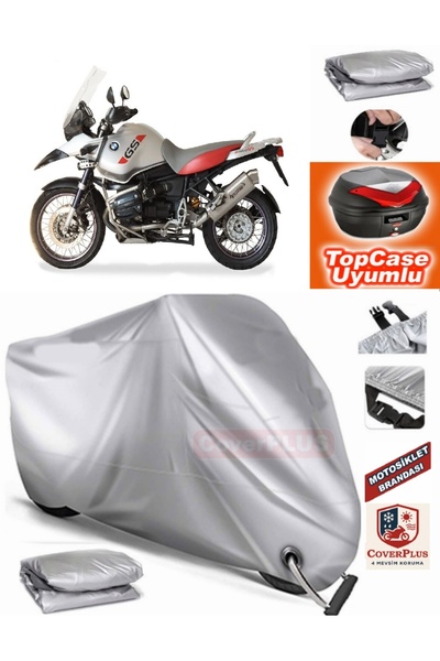 AutoZEL Bmw R 1150 RT غطاء محرك متوافق مع الحقيبة الخلفية (الوصلة، متوافق مع ...