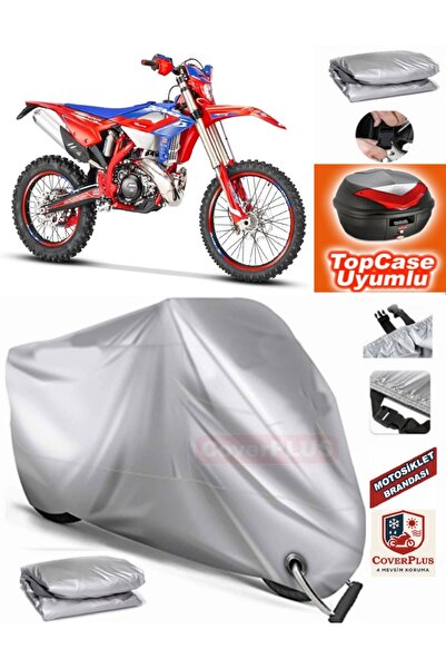 MotoEN Gray Lock Compatible Beta Rr 300 2t Enduro Racing Tarpaulin Topcase Re...