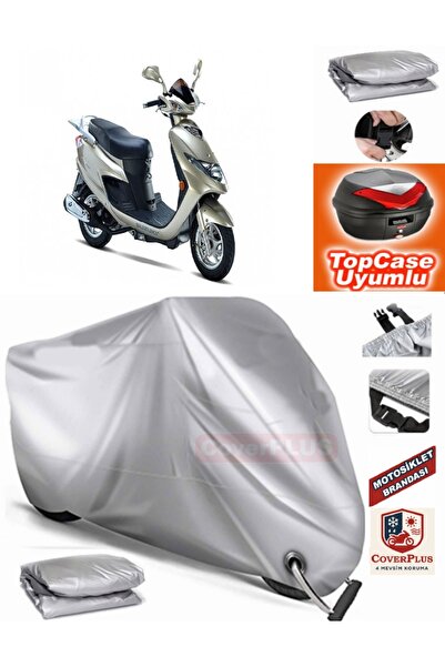 AutoZEL سوزوكي AN 125 HK غطاء محرك متوافق مع الحقيبة الخلفية (الوصلة، متوافق ...