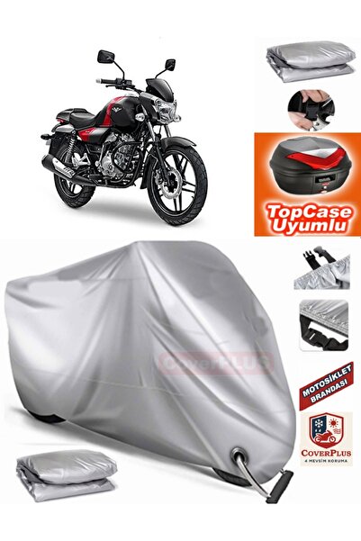 AutoZEL Bajaj V 15 حقيبة خلفية متوافقة مع القماش المشمع للمحرك (الوصلة، متواف...