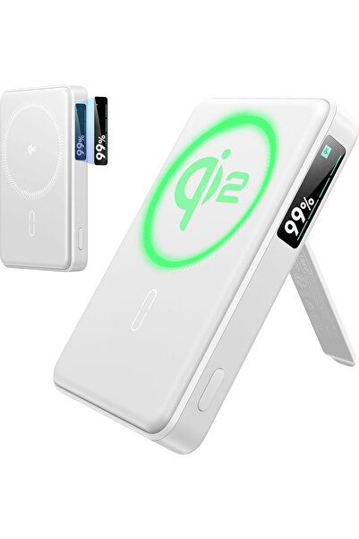 ESR 10000 Mah Taşınabilir Şarj Cihazı Qi2 Kickstand Magsafe Dijital Gösterge ...