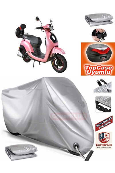 MotoEN قفل رمادي متوافق مع Arora AR 50-8 Espresso Tarpaulin Topcase Back Bag ...