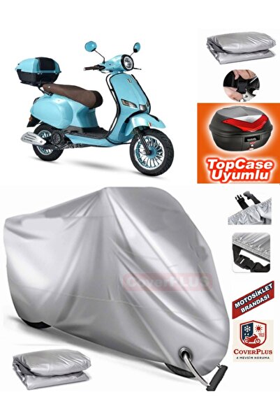 MotoEN Gray Lock Compatible Altai Xline 50 Pro Tarpaulin Topcase Back Bag Com...