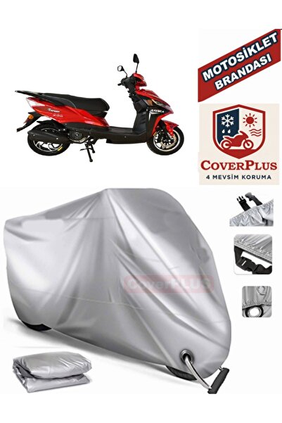 MotoEN قماش القنب المتوافق مع القفل الرمادي Arora Verano AR 125-25 خيمة غطاء ...