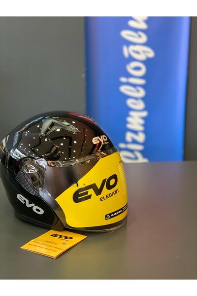 EVO ELEGANT Çenesiz Kask Güneş Vizörlü Ece Belgeli