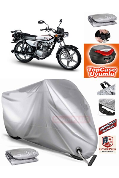 MotoEN قفل رمادي متوافق مع Motoran MTR 125 قماش القنب Topcase الخلفي حقيبة مت...