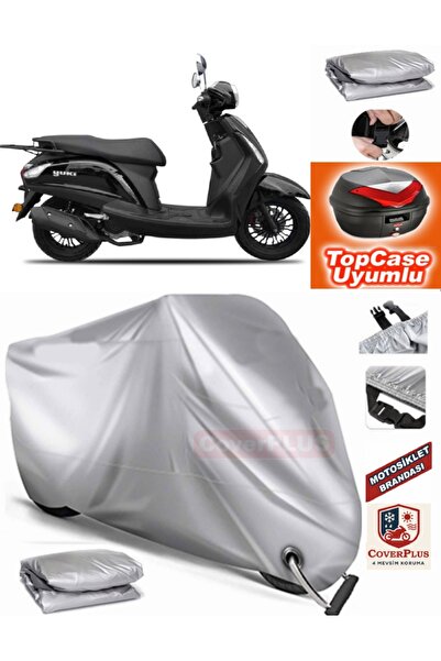 MotoEN قفل رمادي متوافق مع حقيبة يوكي إنزو 50 القماشية القماشية الرمادية المت...