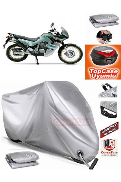 MotoEN Gray Lock Compatible Honda XL 600 Transalp Tarpaulin Topcase Rear Bag ...