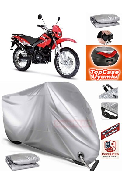 MotoEN قفل رمادي متوافق مع القانوني كروس 250 من القماش المشمع Topcase الخلفي ...