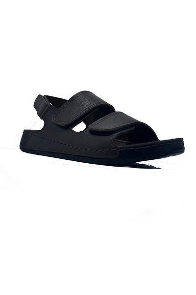 ayaktarz Enova Brown Men's Strappy Adjustable Comfortable Stylish Men's Sandals