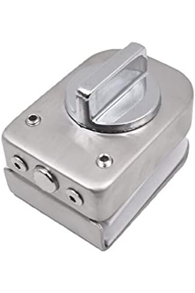 Generic ZONADAH 2pcs in Pack High Quality 304 Stainless Steel Glass Door Locks, Floor Latch Lock, Bolt Groun