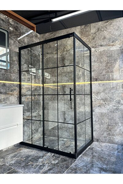 Qorex Marka - 6 mm Karolaj Temper Cam Duşakabin H:190 Özel Seri Krom Aksesuar