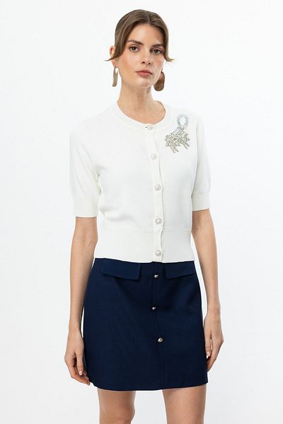 ON Stone Detailed Knitwear Cardigan