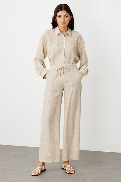 ON Wide Leg Linen Trousers