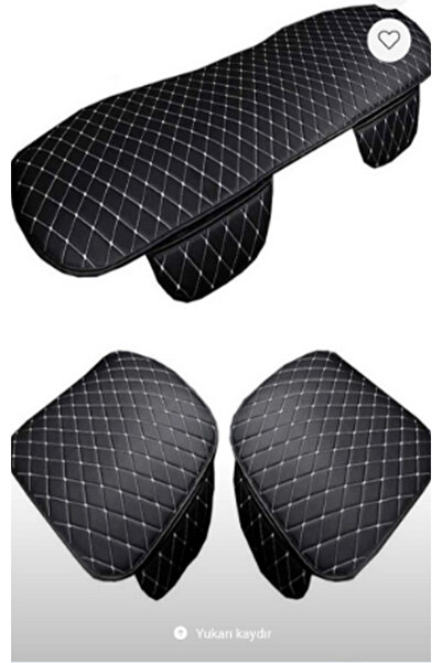 Ecarteks طقم وسائد مقعد السيارة الأمامية والخلفية مكون من 3 قطع يضيف طرازًا إ...